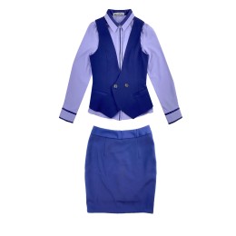 Customized Slim Women's Vest Professional Dress Design Royal Blue Manager's Suit Vest Suit Women's Suit Garment Factory SKLS109 Customized Slim Women's Vest Professional Dress Design Royal Blue Manager's Suit Vest Suit Women's Suit Garment Factory SKLS109